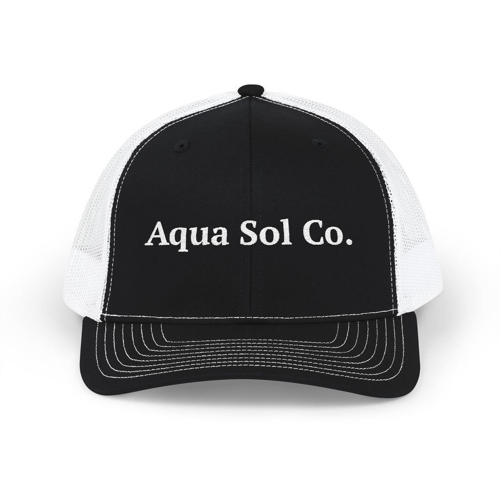 Aqua Sol Co. Classic Snapback — Embroidered Coastal Cap