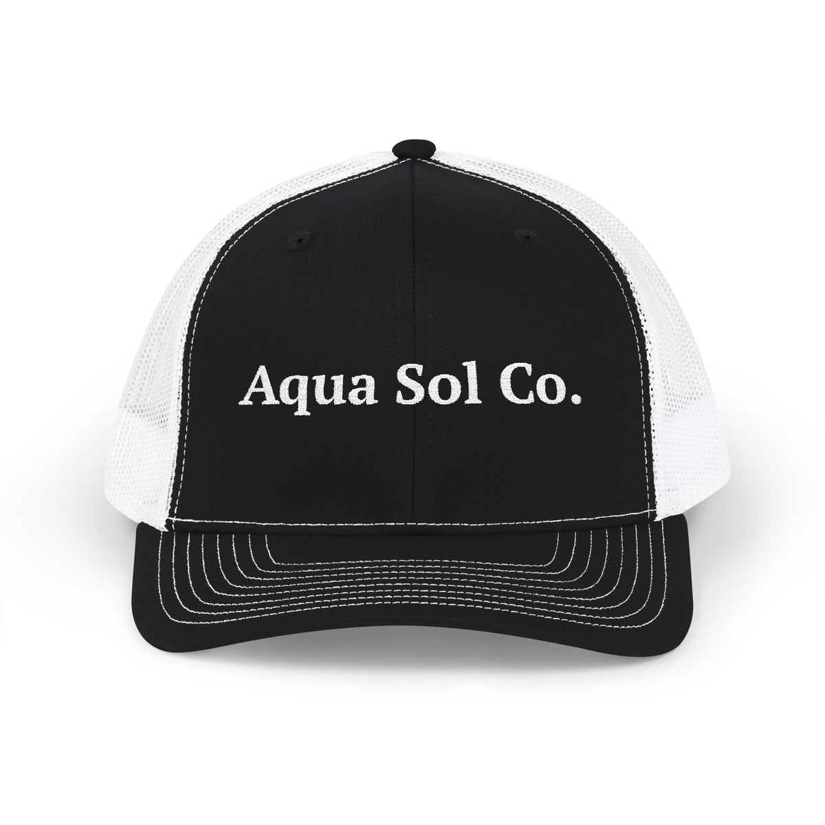 Aqua Sol Co. Classic Snapback — Embroidered Coastal Cap