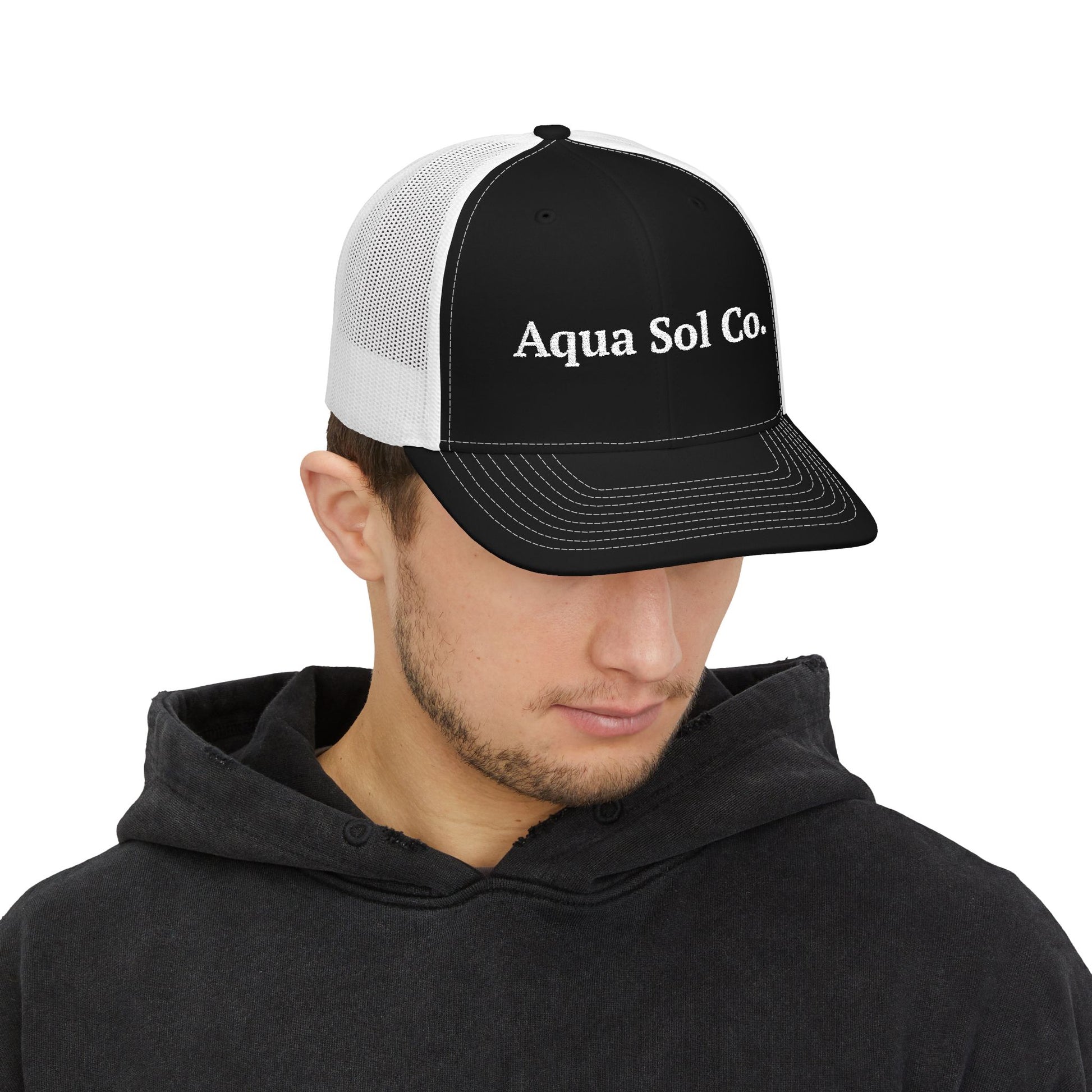 Aqua Sol Co. Classic Snapback — Embroidered Coastal Cap