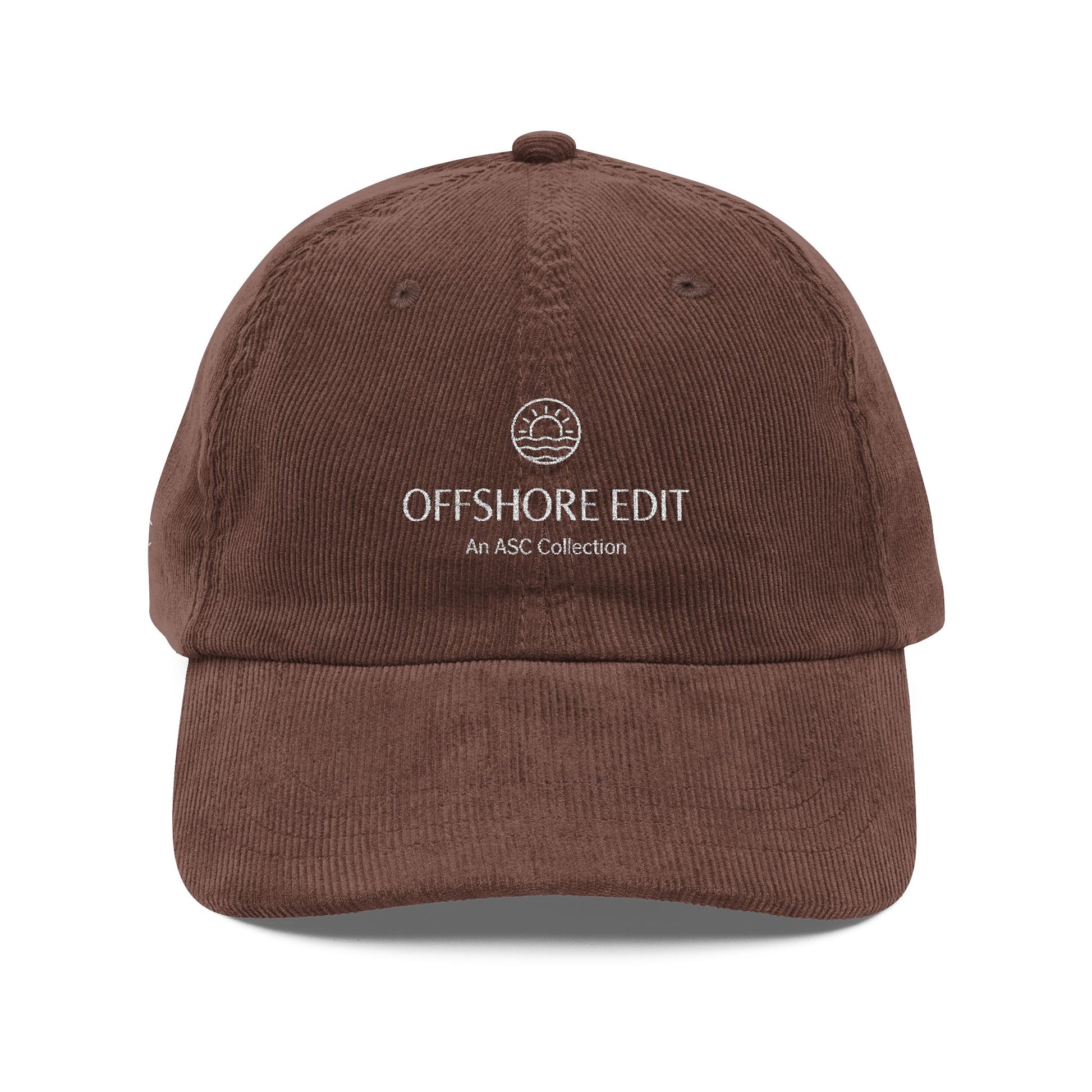 Embroidered Vintage Corduroy Cap — Offshore Edit | Aqua Sol Co.