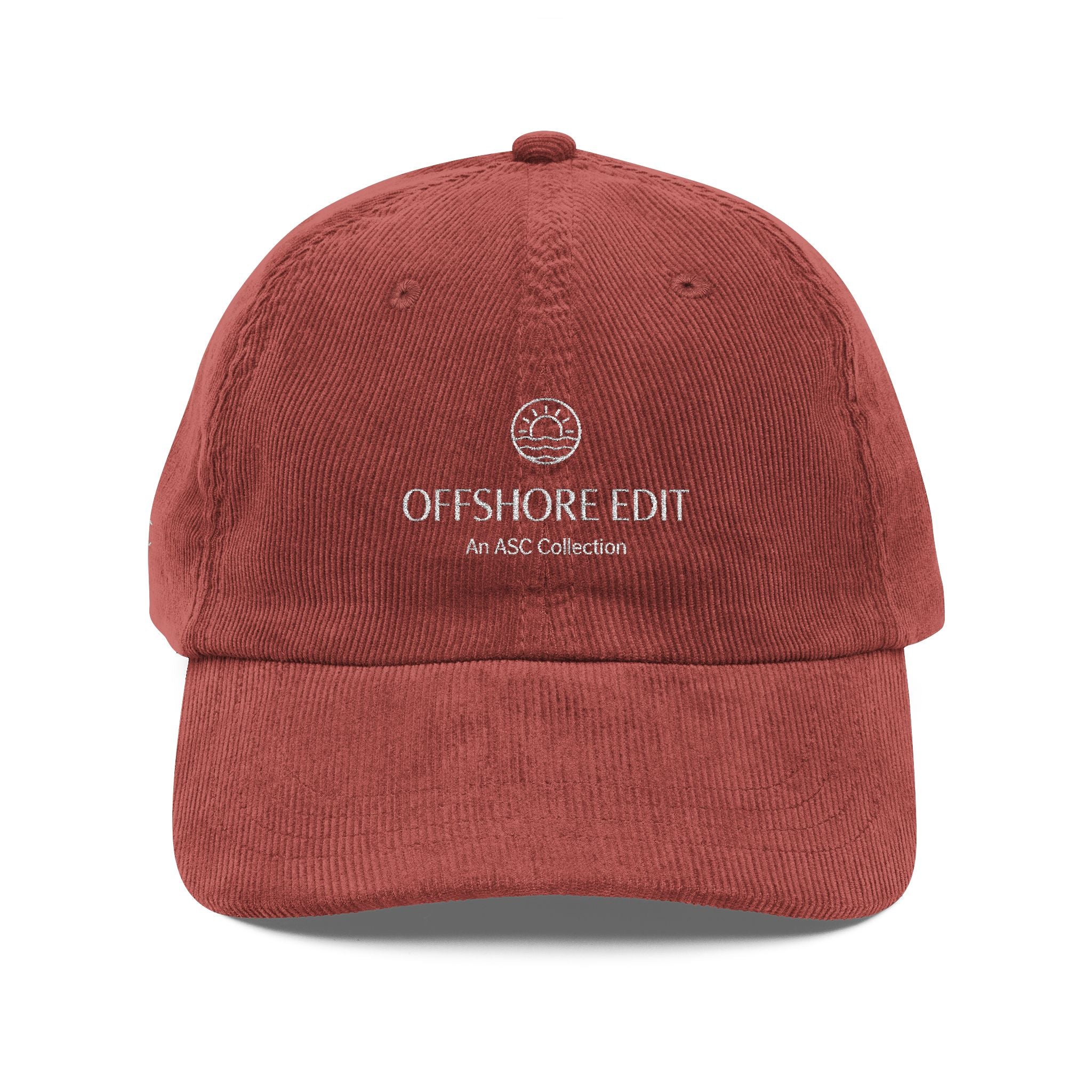 Embroidered Vintage Corduroy Cap — Offshore Edit | Aqua Sol Co.