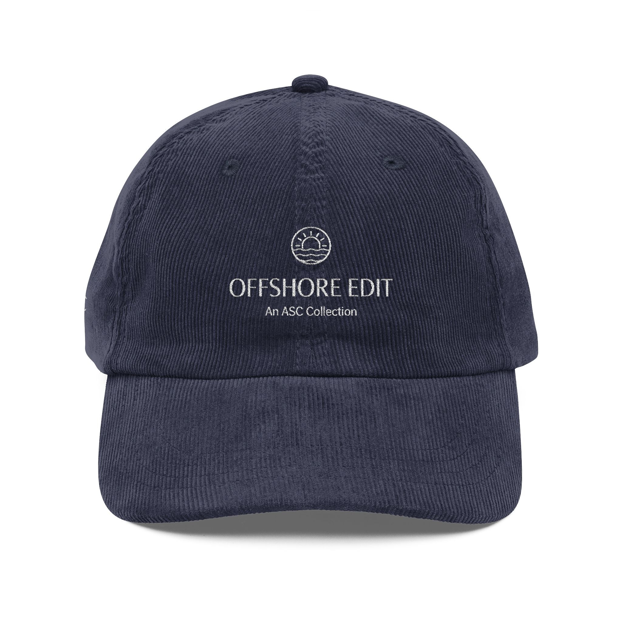 Embroidered Vintage Corduroy Cap — Offshore Edit | Aqua Sol Co.