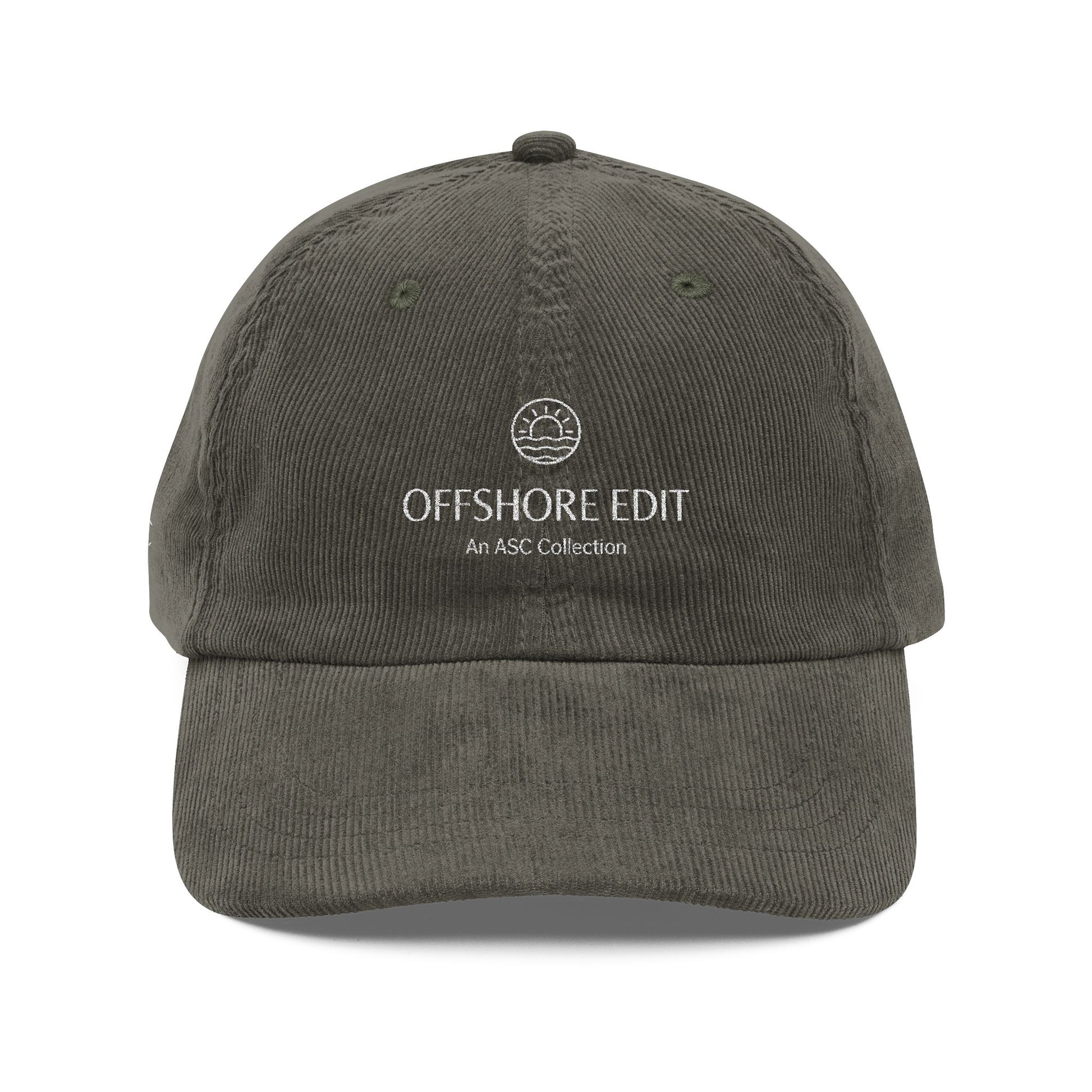 Embroidered Vintage Corduroy Cap — Offshore Edit | Aqua Sol Co.