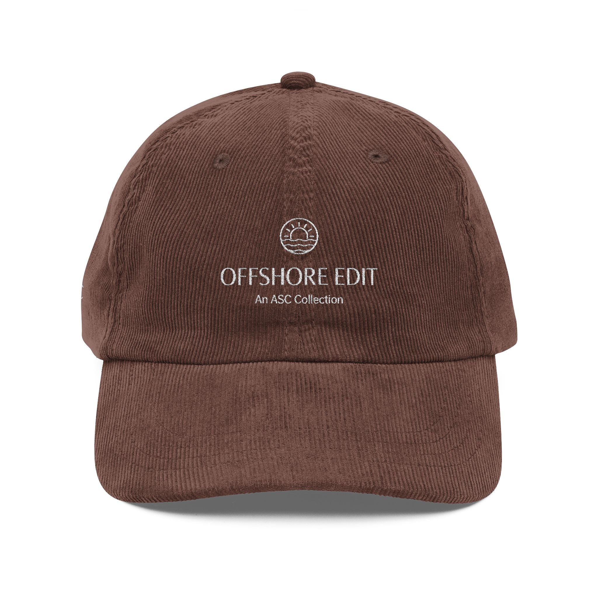 Embroidered Vintage Corduroy Cap — Offshore Edit | Aqua Sol Co.