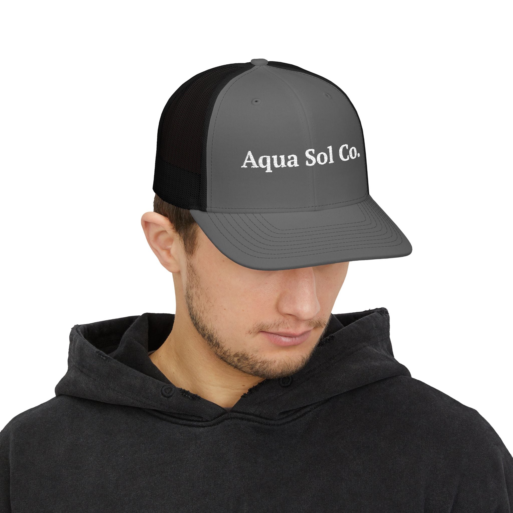 Aqua Sol Co. Classic Trucker Cap — Embroidered (Richardson 112)