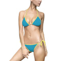 Aqua Sol Company Bikini Set — “SolWave” Seafoam & Yellow Two-Piece