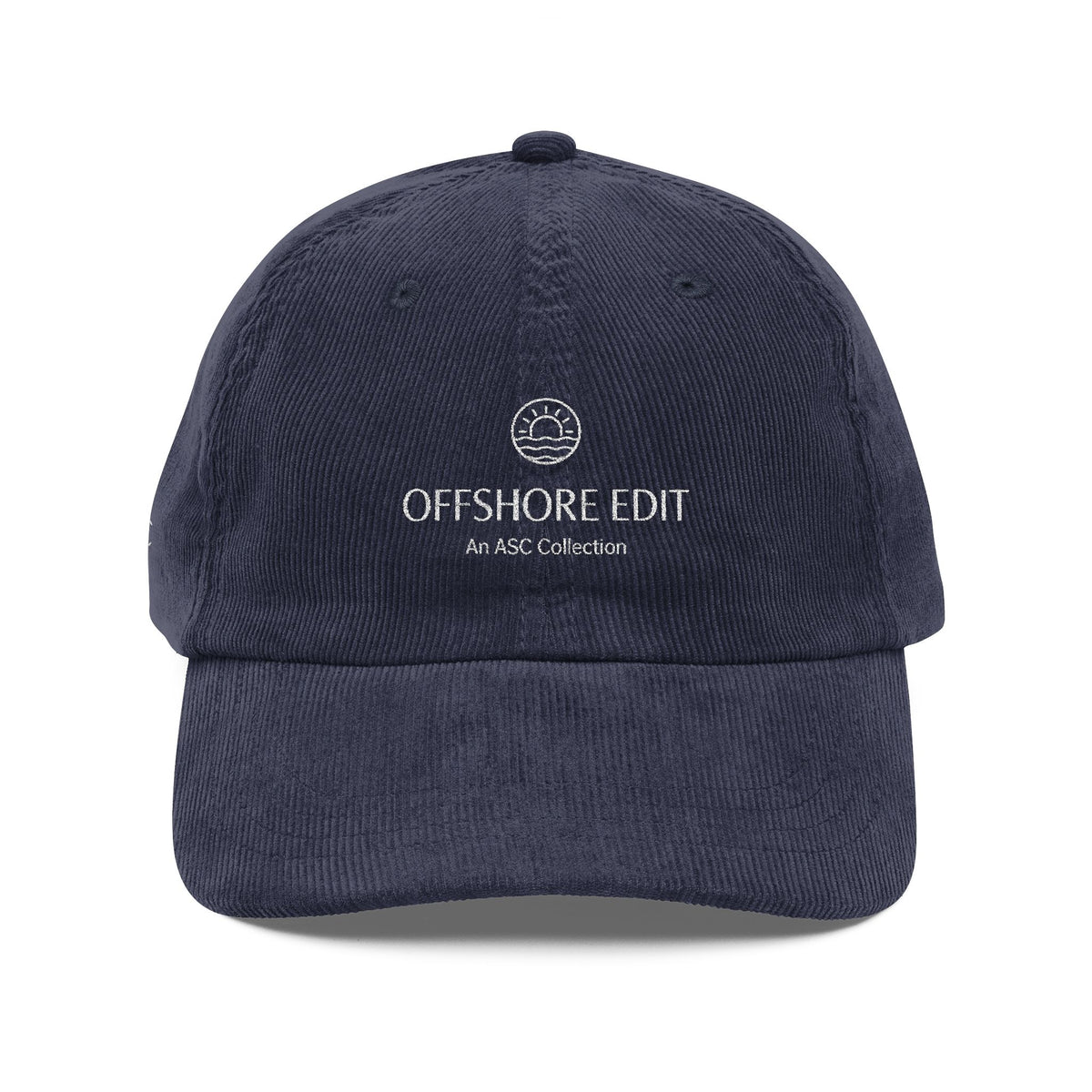Embroidered Vintage Corduroy Cap — Offshore Edit | Aqua Sol Co.
