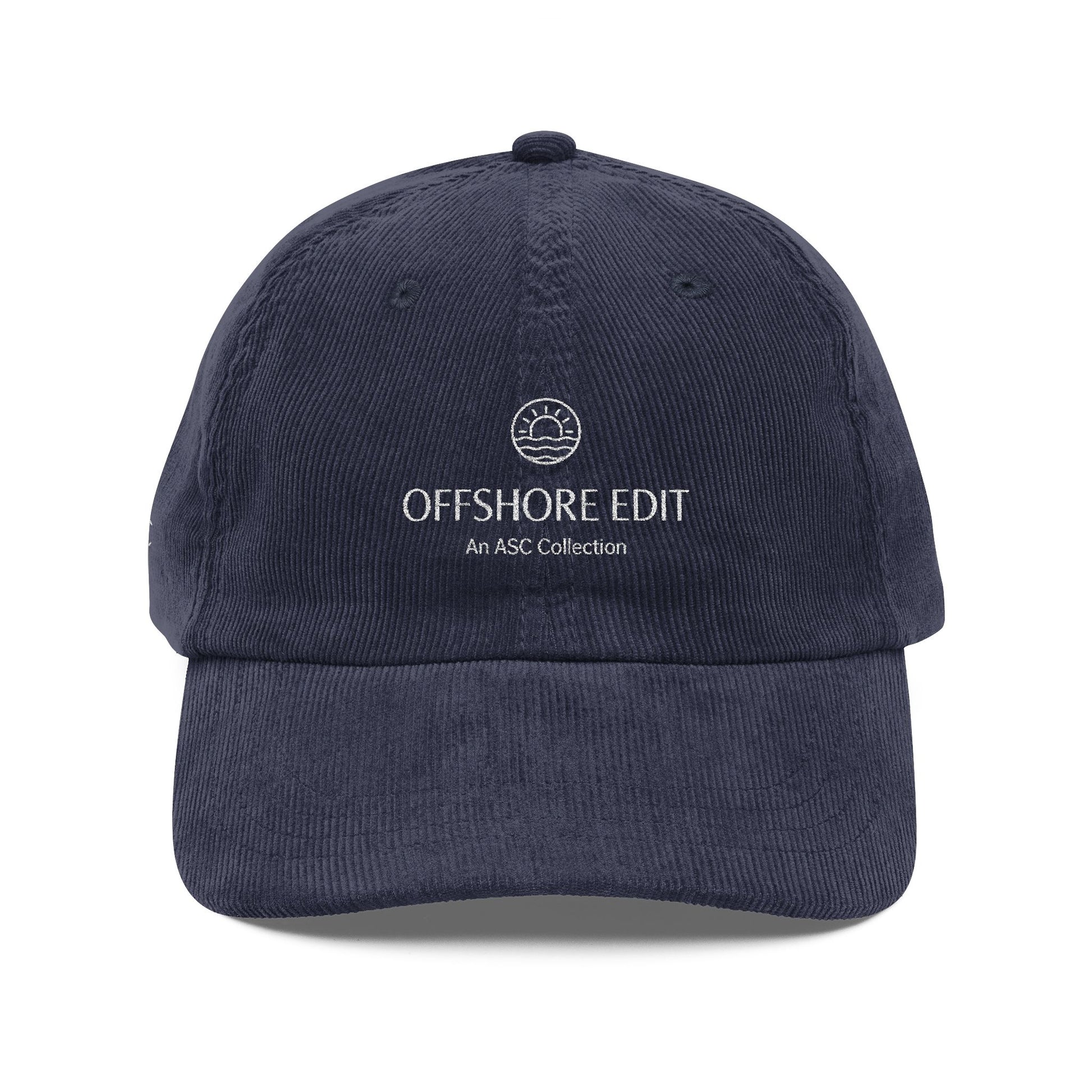 Embroidered Vintage Corduroy Cap — Offshore Edit | Aqua Sol Co.